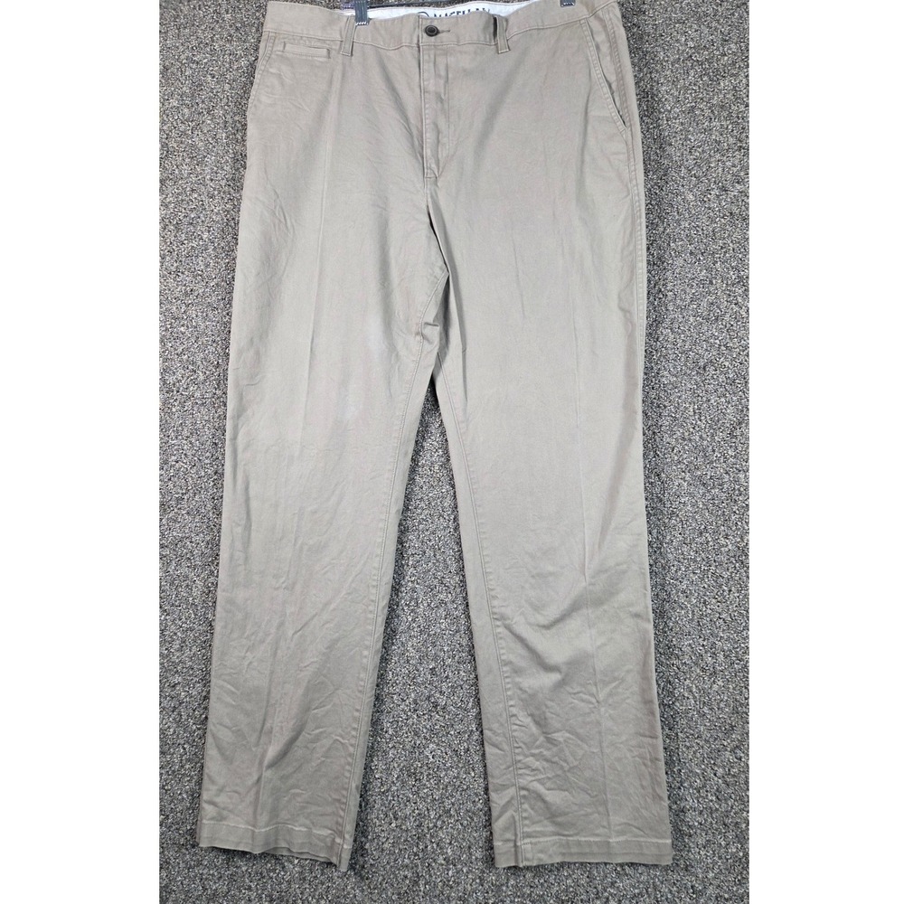 Magellan Outdoors Pants Mens 38x34 Tan Khaki Cotton Blend Straight Leg